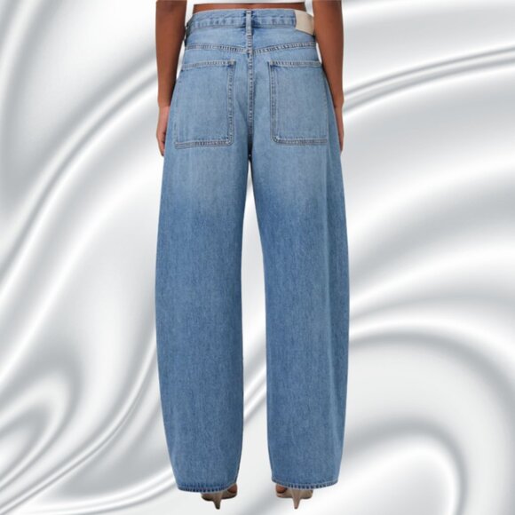 Citizens of Humanity Ayla Cargo Jeans Zenith Medium Wash Wide Leg Size 29 - Picture 3 of 16